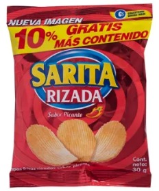 PAPAS SARITA RIZADA PICANTE 30GR