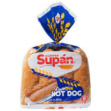 PAN DE HOT DOG SUPAN 600GR