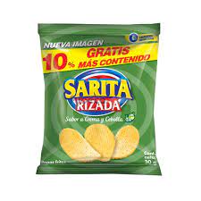 PAPAS SARITA RIZADA CREMA Y CEBOLLA 30GR