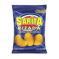 PAPAS SARITA RIZADA NATURAL 100GR