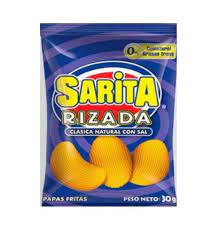 PAPAS SARITA RIZADA NATURAL 30GR