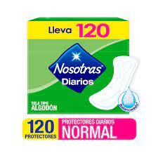 PROTECTORES DIARIOS NOSOTRAS NORMAL X120
