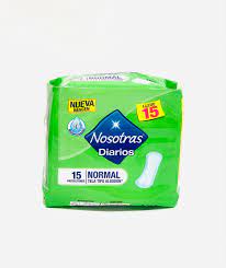 PROTECTORES DIARIOS NOSOTRAS NORMAL X15