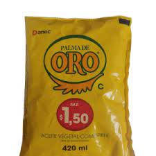 ACEITE PALMA DE ORO FUNDA 420ML