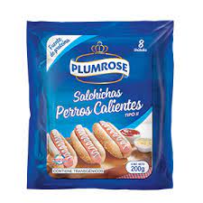 SALCHICHA PERRO CALIENTE PLUMROSE 200GR