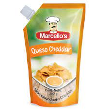 SALSA DE QUESO CHEDDAR MARCELLOS 200GR