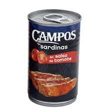 SARDINA EN SALSA DE TOMATE CAMPOS 155GR