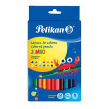 LAPICES DE COLORES PELIKAN JUMBO TRIANGULAR X12