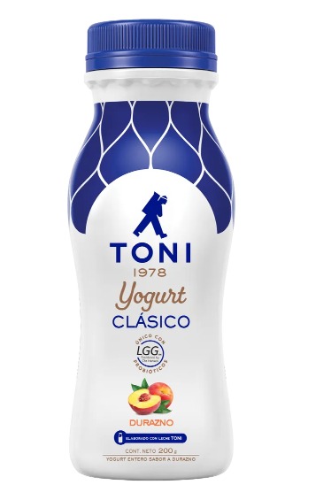 YOGURT TONI BEBIBLE DURAZNO CLASICO 190ML