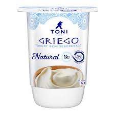 YOGURT TONI GRIEGO NATURAL FF 150GR