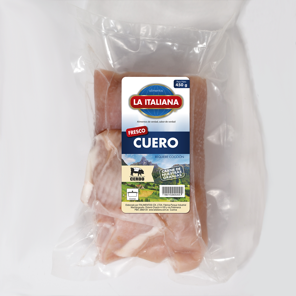 CUERO DE CERDO LA ITALIANA EN ROLLO 450GR