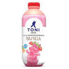 LECHE TONI FRUTILLA BOTELLA 1L