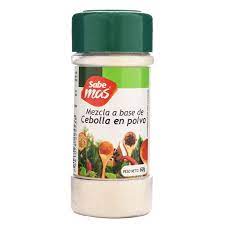 CEBOLLA EN POLVO FRASCO SAZONAS 60GR