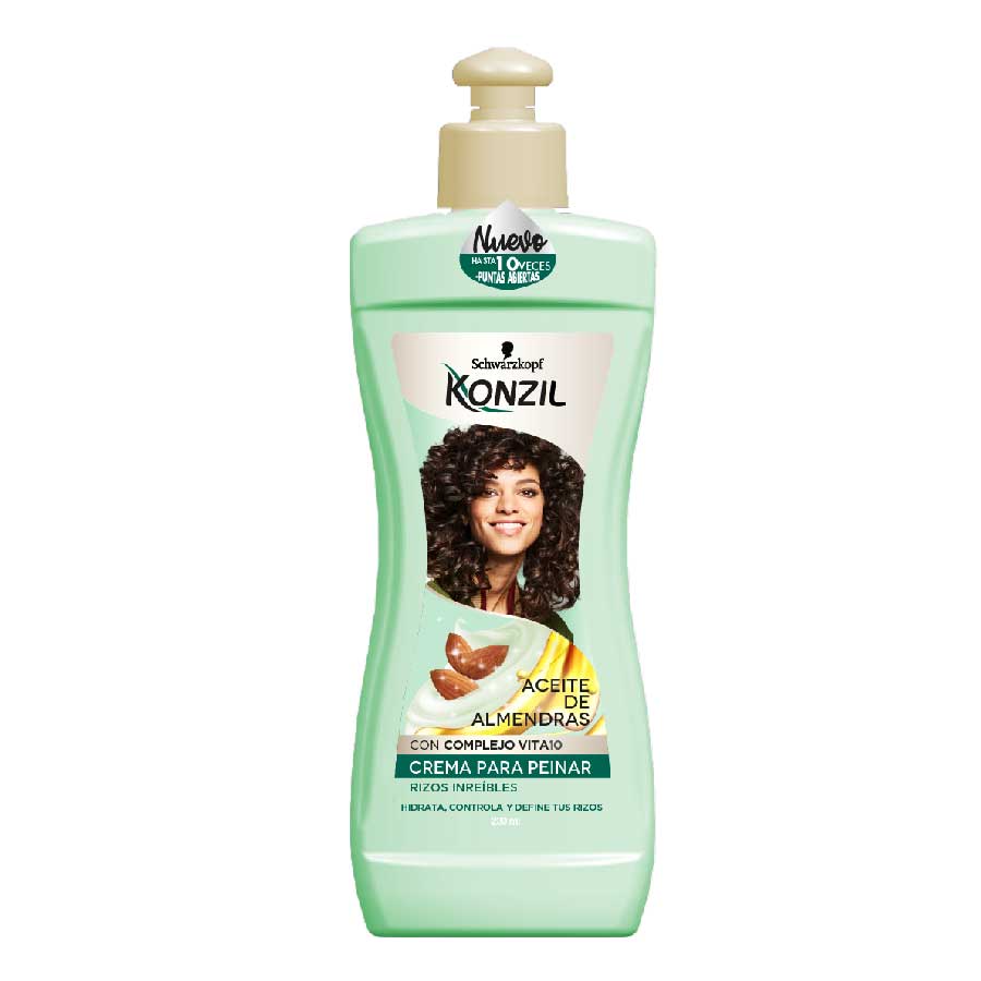 CREMA DE PEINAR KONZIL ACEITE DE ALMENDRAS 230ML