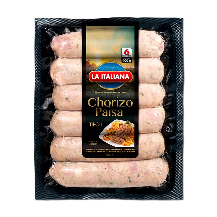 CHORIZO LA ITALIANA PAISA 400GR