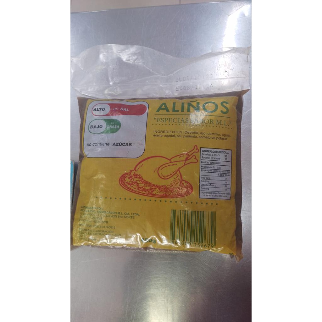 ALIÑO FUNDA M.L. 450GR