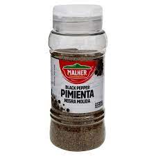PIMIENTA NEGRA MOLIDA FRASCO SAZONAS 60GR