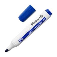 MARCADOR BORRABLE PELIKAN AZUL