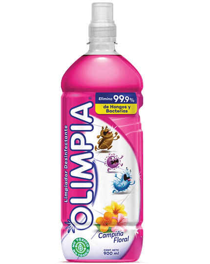 DESINFECTANTE OLIMPIA CAMPIÑA FLORAL BOTELLA 900ML
