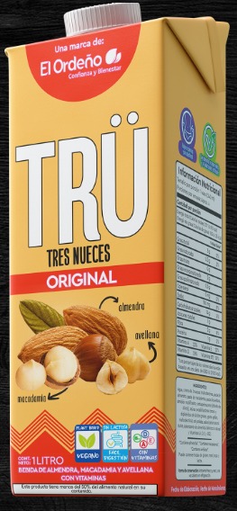 TRU BEBIDA TRES NUECES CARTON 1LITRO