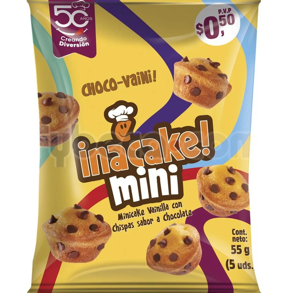 INACAKE MINI VAINILLA 55GR