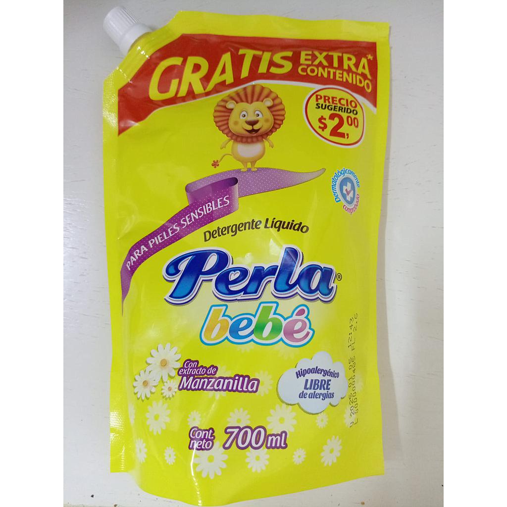 DETERGENTE LIQ PERLA BEBE DOYPACK MANZANILLA 700ML