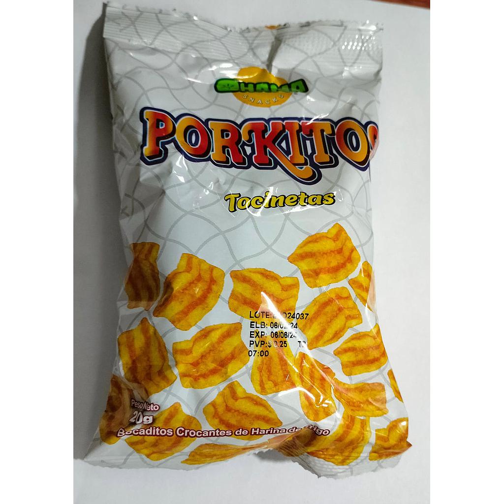 SNACK PORKITOS TOCINETA OHANA 20GR