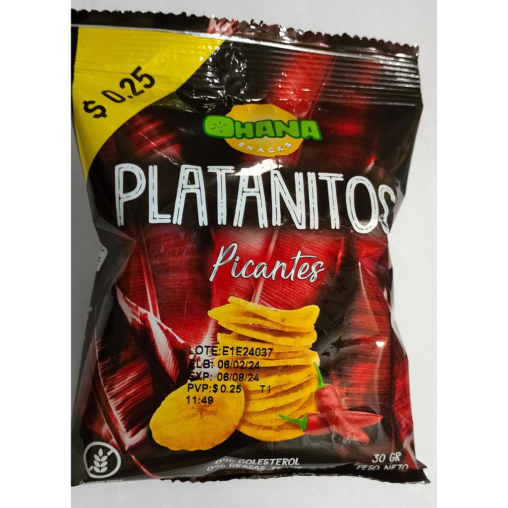SNACK PLATANITOS PICANTES OHANA 30GR