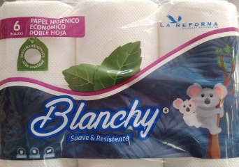 PAPEL HIGIENICO BLANCHY X6