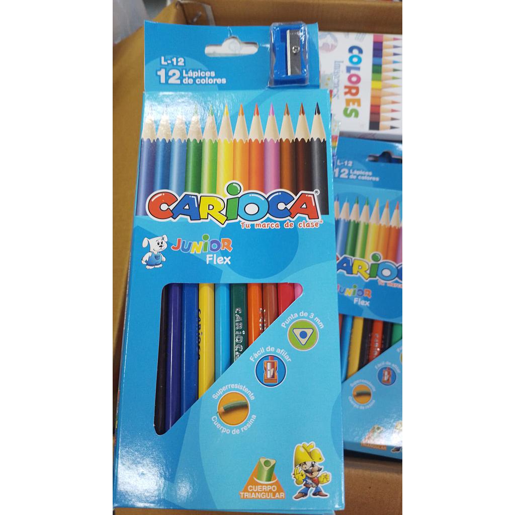 LAPICES DE COLORES CARIOCA LARGO X12