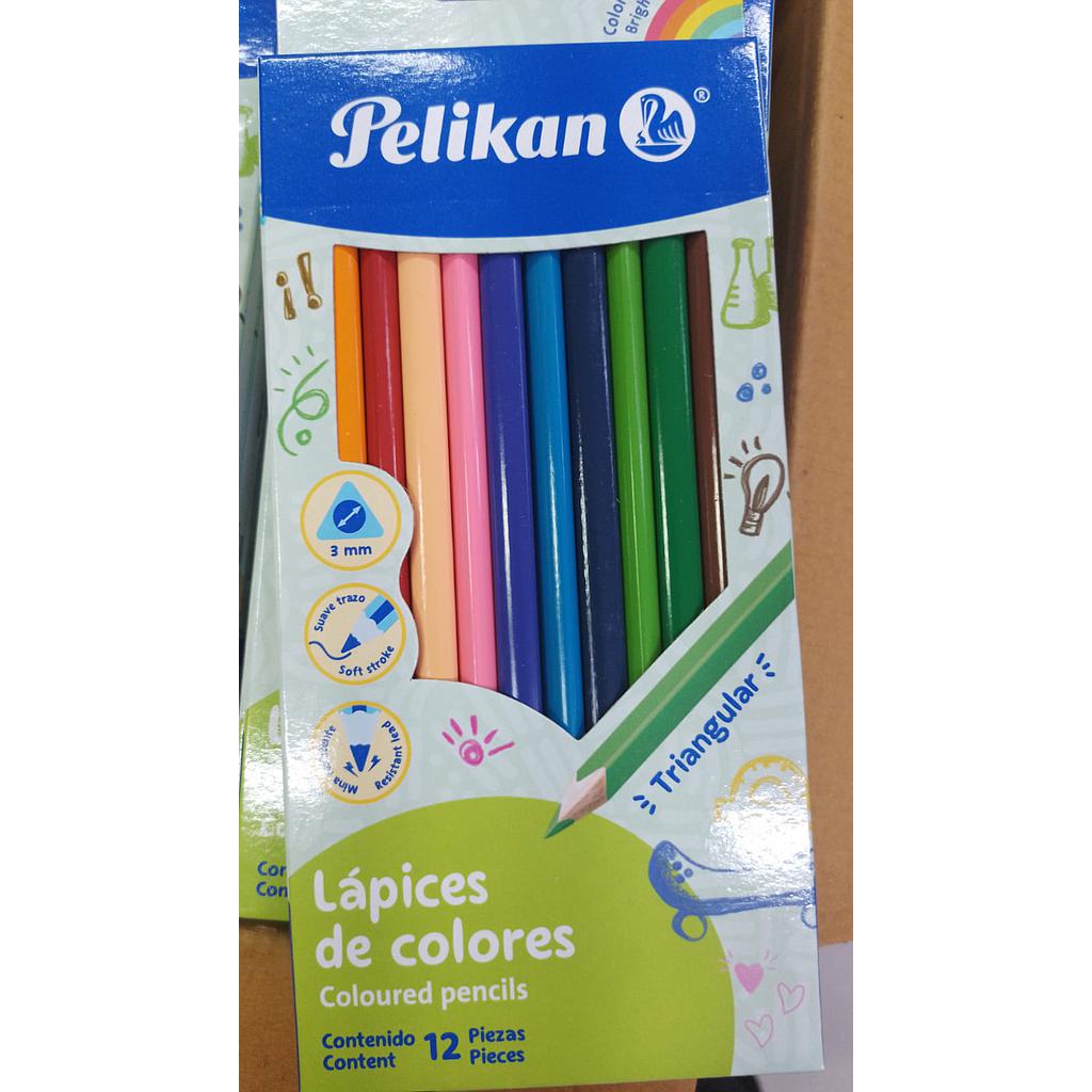 LAPICES DE COLORES PELIKAN LARGO X12