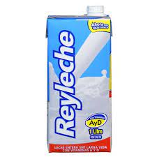 LECHE REYLECHE ENTERA CARTON 1 LITRO