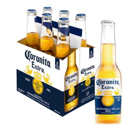 CERVEZA CORONITA SIXPACK BOTELLA 210ML