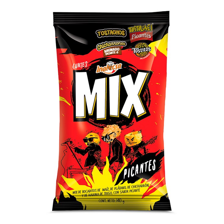 CUATES MIX PICANTES 140GR