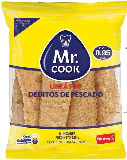 DEDITOS DE PESCADO MR COOK 125GR