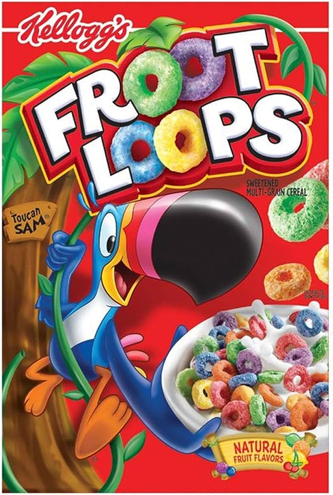 CEREAL KELLOGGS FROOT LOOPS CARTON 230GR 