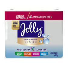 JABON JOLLY 400GR CLASICO X4