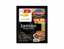 JAMON LA ITALIANA SANDUCHERO 85GR