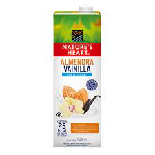 LECHE DE ALMENDRAS Y VAINILLA SIN AZUCAR NATURES HEART 946ML