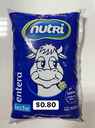 LECHE NUTRILECHE ENTERA FUNDA PLASTICA 900ML