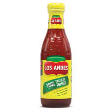 SALSA DE TOMATE LOS ANDES BOTELLA 395GR