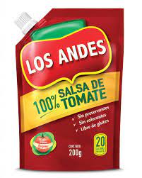 SALSA DE TOMATE LOS ANDES DOYPACK 200GR