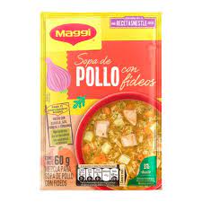 SOPA DE POLLO CON  FIDEO MAGGI 60GR