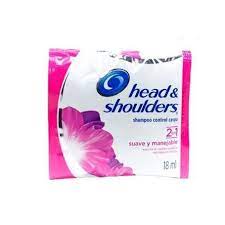 SHAMPOO H&amp;S SUAVE Y MANEJALE SACHET 15ML