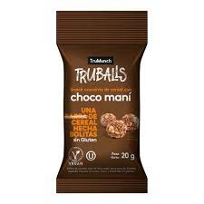 SNACK TRUBALLS CHOCO MANI BOLITAS 20GR