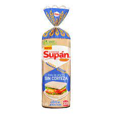SUPAN BLANCO SIN CORTEZA 450GR