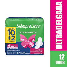 TOALLA INTIMA ULTRADELGADA ALAS X10