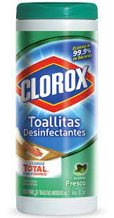 PAÑITOS DESINFECTANTES CLOROX X15
