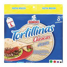 TORTILLINAS BIMBO CLASICAS 320GR