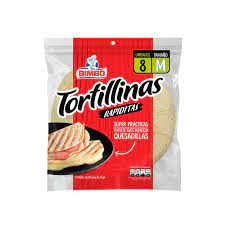 TORTILLINAS BIMBO RAPIDITAS CLASICAS 200GR